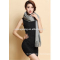China Factory 100% Cashmere Plain Women Scarf Soft Long Stole Shawl Lady Wrap Cashmere Muffler